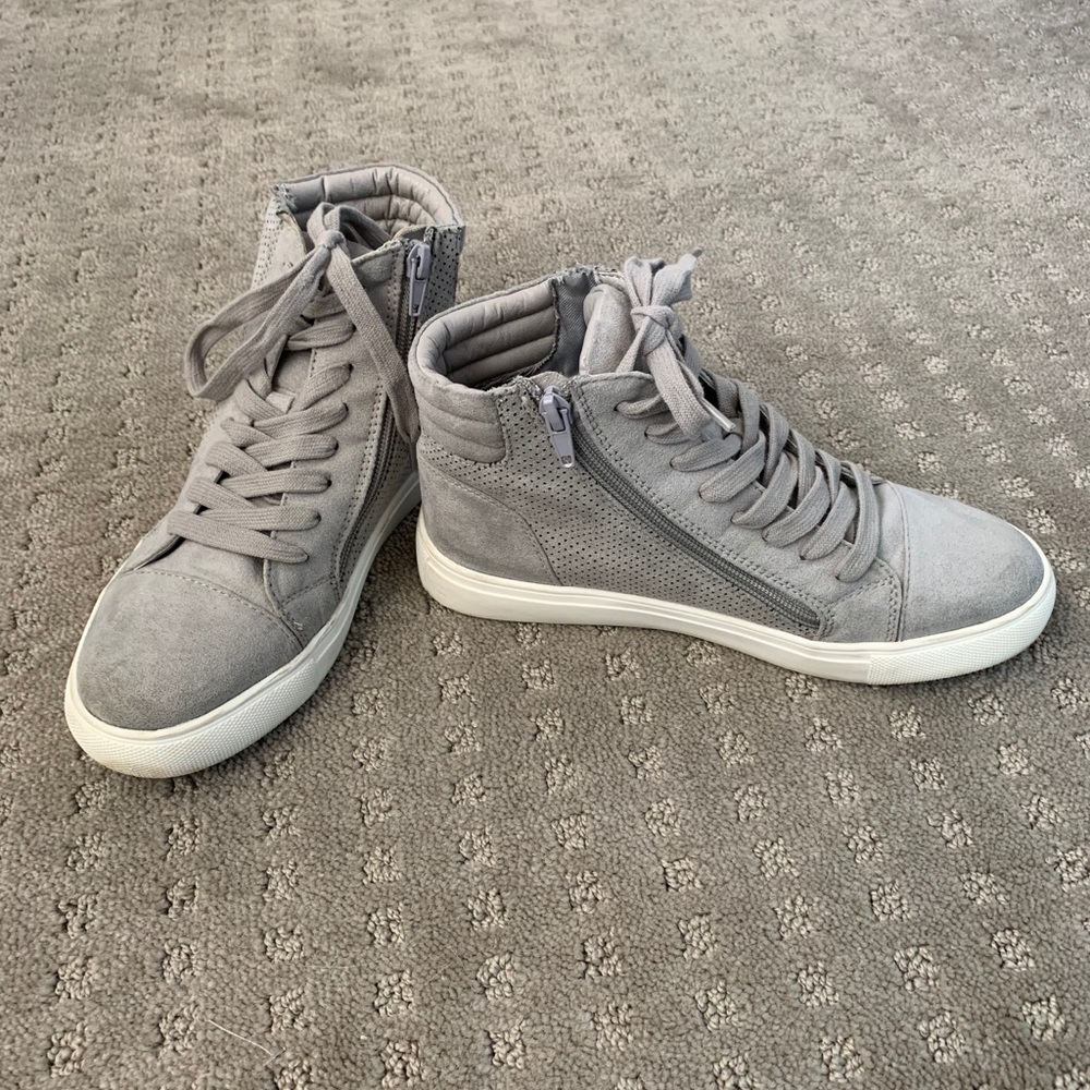 Steve Madden zipper high-top sneakers